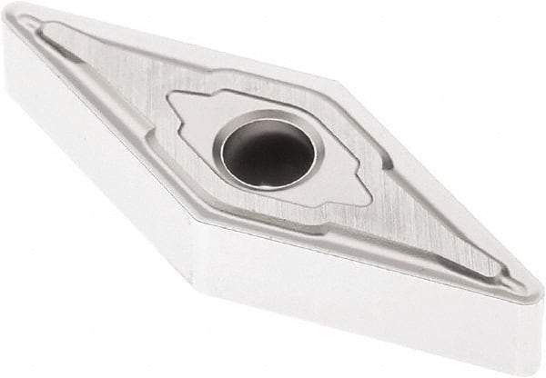 Seco - VNMG332 M3 Grade TP3501 Carbide Turning Insert - Ti(C/N)/Al2O3 Finish, 35° Diamond, 3/8" Inscr Circle, 3/16" Thick, 1/32" Corner Radius - Benchmark Tooling