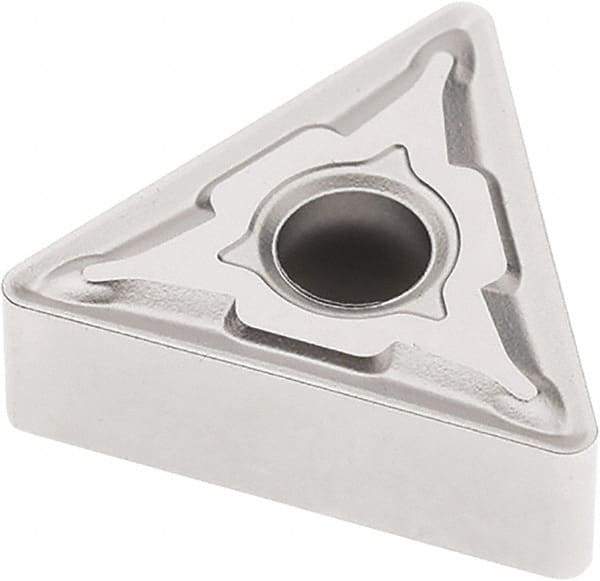 Seco - TNMG433 M3 Grade TP3501 Carbide Turning Insert - TiCN/Al2O3 Finish, 60° Triangle, 1/2" Inscr Circle, 3/16" Thick, 3/64" Corner Radius - Benchmark Tooling