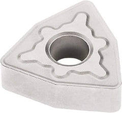 Seco - WNMG432 MR7 Grade TK1501 Carbide Turning Insert - Ti(C/N)/Al2O3/Cr Finish, 80° Trigon, 1/2" Inscr Circle, 3/16" Thick, 1/32" Corner Radius - Benchmark Tooling