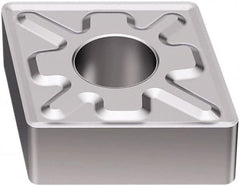 Seco - CNMG432 MF3 Grade TK1501 Carbide Turning Insert - Ti(C/N)/Al2O3/Cr Finish, 80° Diamond, 1/2" Inscr Circle, 3/16" Thick, 1/32" Corner Radius - Benchmark Tooling
