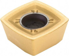 Kennametal - XDPT120508 Grade KCSM40 Carbide Milling Insert - AlTiN/TiN Finish, 7/32" Thick, 1/2" Inscribed Circle, 1/32" Corner Radius - Benchmark Tooling