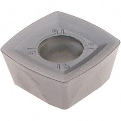 Kennametal - XDPT120508 Grade SP6519 Carbide Milling Insert - TiAlN Finish, 7/32" Thick, 1/2" Inscribed Circle, 1/32" Corner Radius - Benchmark Tooling