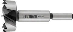 Irwin - 1-5/8" Uncoated Carbon Steel Forstner Drill Bit - Benchmark Tooling