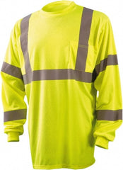 OccuNomix - Size XL Hi-Viz Yellow High Visibility Long Sleeve T-Shirt - Benchmark Tooling