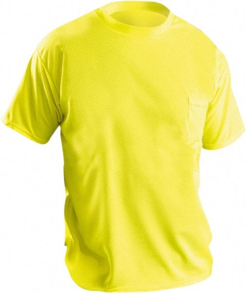 OccuNomix - Size S Hi-Viz Yellow High Visibility Short Sleeve T-Shirt - Benchmark Tooling