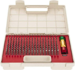 SPI - 190 Piece, 0.061-0.25 Inch Diameter Plug and Pin Gage Set - Minus 0.0002 Inch Tolerance, Class ZZ - Benchmark Tooling