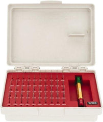 SPI - 50 Piece, 0.011-0.06 Inch Diameter Plug and Pin Gage Set - Minus 0.0002 Inch Tolerance, Class ZZ - Benchmark Tooling