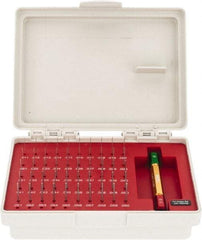 SPI - 50 Piece, 0.011-0.06 Inch Diameter Plug and Pin Gage Set - Plus 0.0002 Inch Tolerance, Class ZZ - Benchmark Tooling