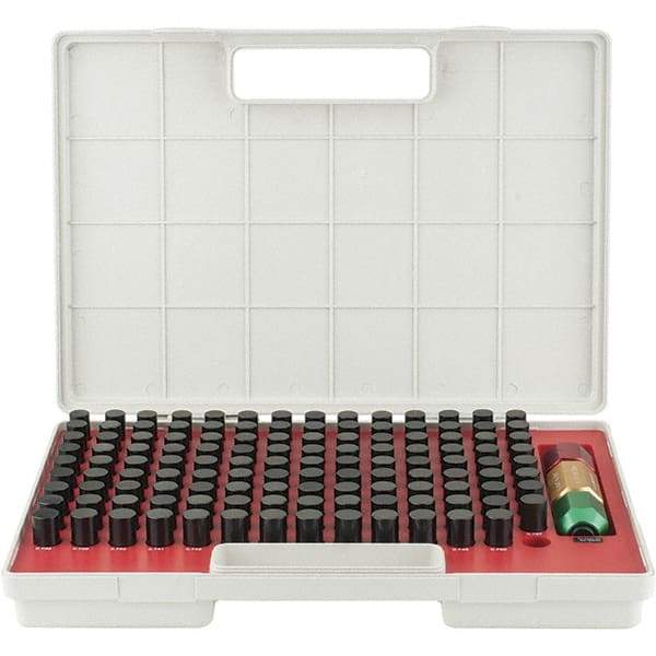 SPI - 125 Piece, 0.626-0.75 Inch Diameter Plug and Pin Gage Set - Minus 0.0002 Inch Tolerance, Class ZZ - Benchmark Tooling