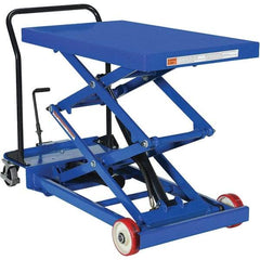 Vestil - 1,000 Lb Capacity Hydraulic Scissor Lift - 11" to 61" Lift Height, 24" Platform Length x 40" Platform Width - Benchmark Tooling