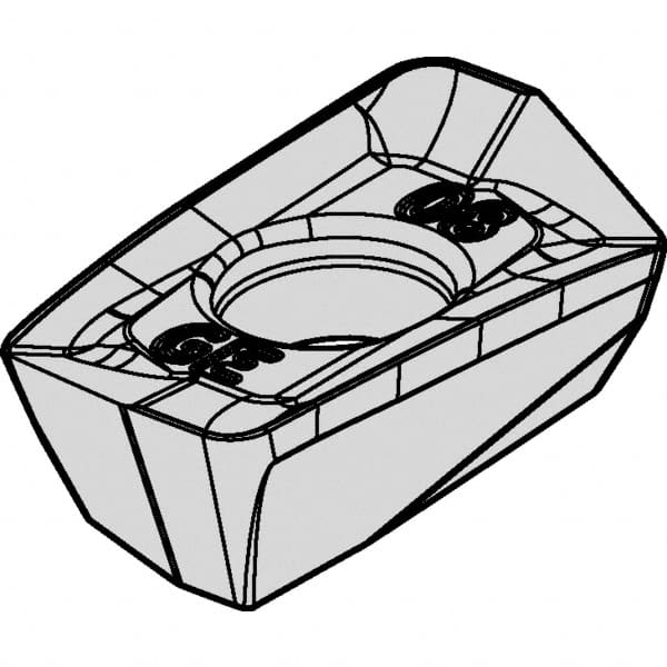 Kennametal - EP1012 GE Grade KCSM40 Carbide Milling Insert - AlTiN/TiN Finish, 9/64" Thick - Benchmark Tooling