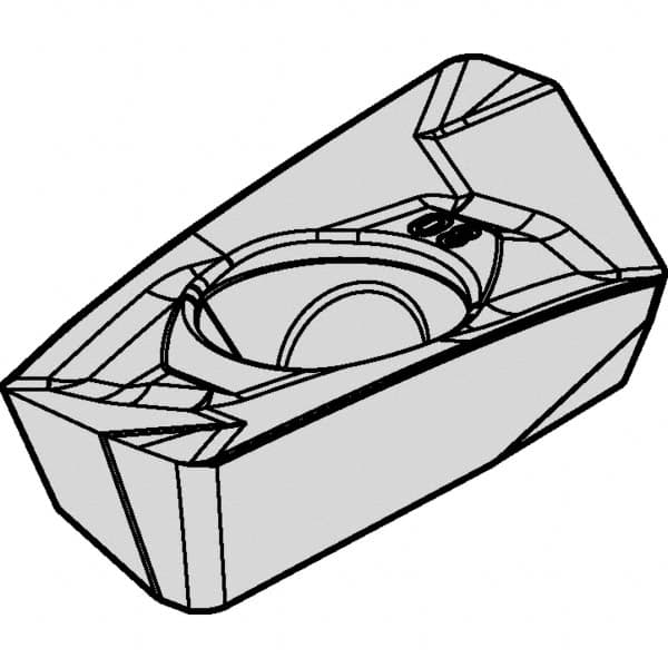 Kennametal - EP1816 HD Grade KCSM40 Carbide Milling Insert - AlTiN/TiN Finish, 5.5mm Thick - Benchmark Tooling