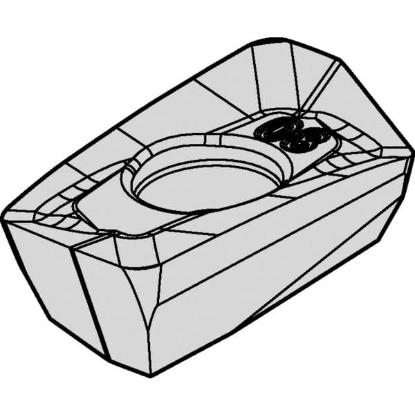 Kennametal - EC10 LD Grade KCSM40 Carbide Milling Insert - AlTiN/TiN Finish, 9/64" Thick - Benchmark Tooling