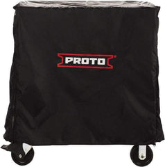 Proto - Tool Box Nylon Set Cover - 41" Wide x 65" High, Black, For J544142-15 - Benchmark Tooling