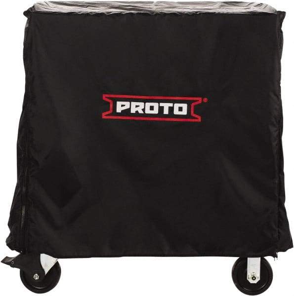 Proto - Tool Box Nylon Workstation Cover - 50" Wide x 36" High, Black, For J555041-12, J555041-10, J555041-10-PD, J555041-8-2S, J555041-8-1S, J555041-7-1S - Benchmark Tooling