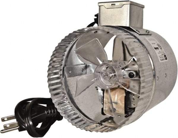 Suncourt - 5" Diam, 0.35 Amp, 120 Volt Duct Fan - 75 CFM, Single Speed - Benchmark Tooling