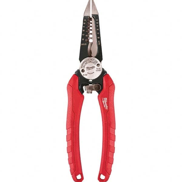 Milwaukee Tool - Wire & Cable Strippers Type: Wire Stripper/Cutter/Crimper Maximum Capacity: 18 AWG Solid, 20 AWG Stranded - Benchmark Tooling