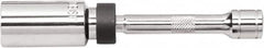 GearWrench - 5/8", 3/8" Drive, Spark Plug Hand Socket - 6 Points, 6" OAL, Alloy Steel, Chrome Finish - Benchmark Tooling