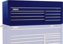 Proto - 8 Drawer Top Tool Chest - 66" Wide x 27" Deep x 27" High, Steel, Blue - Benchmark Tooling