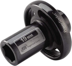 Ingersoll-Rand - 1/2" Drive 19mm Standard Impact Socket - 6 Points, 3-1/10" OAL - Benchmark Tooling