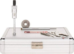 SPI - 0.35 to 0.425", 2.11" Gage Depth, Mechanical Inside Hole Micrometer - 0.0001" Graduation, 0.00016" Accuracy, Ratchet Stop Thimble - Benchmark Tooling