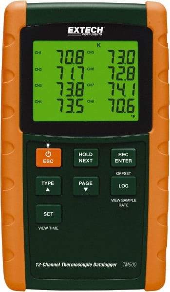 Extech - Temperature Recorders Type: Temperature Recorder Recording Time: 1 - 3600 Seconds - Benchmark Tooling