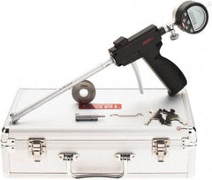 SPI - 0.5 to 0.8", 2.6" Deep, Pistol Grip Electronic Bore Gage Set - Up to 0.00016" Accuracy, 0.0001" Resolution, Includes Indicator - Benchmark Tooling