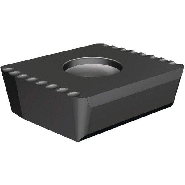 Kennametal - DFC9 DS Grade KCU25 Carbide Indexable Drill Insert - AlTiN Finish, Diamond, 0mm Inscribed Circle - Benchmark Tooling