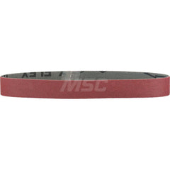 Abrasive Belt: 1-3/16″ Width, 21″ OAL, 400 Grit, Aluminum Oxide Coated, Dry