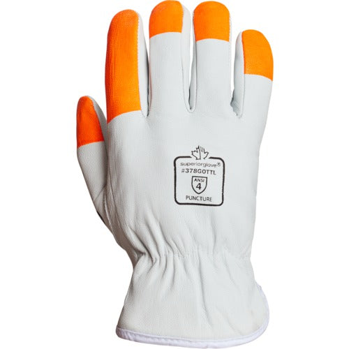 ‎Hi-Viz goatskin driver gloves that keep hands warm down to -30°C / -22°F