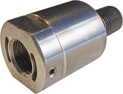 Taper Line - Air Cylinder Self-Aligning Rod Coupler - For 7/16-20 Air Cylinders, Use with Hydraulic & Pneumatic Cylinders - Benchmark Tooling