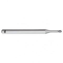 3.5mm x 6mm x 2.8mm x 80mm 2Fl Carbide Ball OSG EXOCARB® WXL® End Mill-WXL - Benchmark Tooling