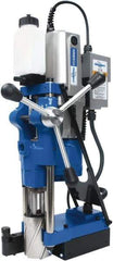 Hougen - 3/4" Chuck, 4" Travel, Portable Magnetic Drill Press - 70, 120, 200 & 332 RPM, 13 Amps, 1553 Watts, 115 Volts, 2' Cord Length - Benchmark Tooling