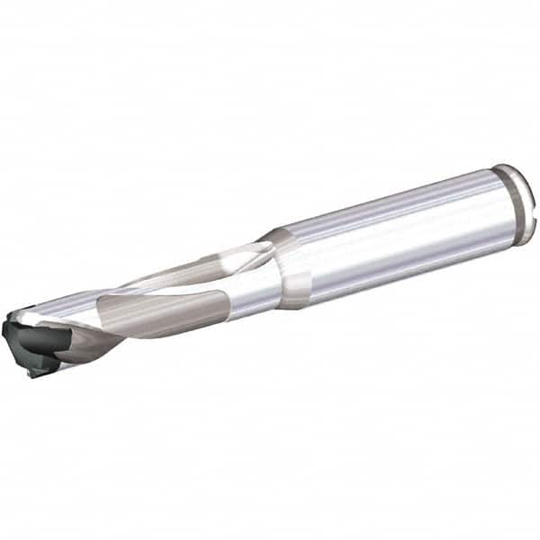 Kennametal - Series KTIP, Head Connection L, 1.5xD, 12mm Diam Straight Shank, Drill Body - 79mm Body Length to Flange, KTIP Toolholder, 11mm Nose Diam, 33mm OAL, 30mm Flute Length, Through Coolant - Benchmark Tooling