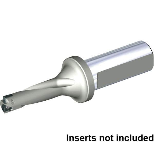 Kennametal - 40.5mm Max Drill Depth, 3xD, 13.5mm Diam, Indexable Insert Drill - 2 Inserts, 20mm Shank Diam, Straight Shank - Benchmark Tooling