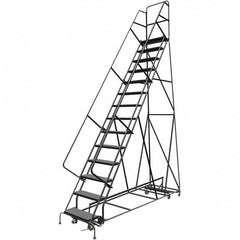 TRI-ARC - Rolling & Wall Mounted Ladders & Platforms Type: All-Directional Ladder Style: Rolling Safety Ladder - Benchmark Tooling