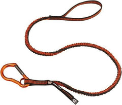 Ergodyne - 38" Tool Lanyard - Carabiner Connection, 60" Extended Length, Gray - Benchmark Tooling