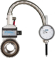 Fowler - 0.001" Graduation, 1" Max Meas, 0-100 Dial Reading, Dial Indicator & Base Kit - 2-1/4" Base Length x 2-1/8" Base Width x 1-3/4" Base Height, 2-1/4" Dial Diam - Benchmark Tooling
