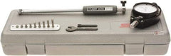 SPI - 10 Anvil, 0.7 to 1-1/2" Dial Bore Gage - 0.0001" Graduation, 6" Gage Depth, Accurate to 0.0003", Carbide Ball - Benchmark Tooling