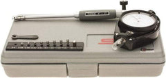 SPI - 9 Anvil, 0.4 to 0.7" Dial Bore Gage - 0.0001" Graduation, 4" Gage Depth, Accurate to 0.0003", Carbide Ball - Benchmark Tooling