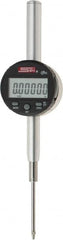 SPI - 0 to 2" Range, 0.00005" Graduation, Electronic Drop Indicator - Flat & Lug Back, Accurate to 0.00025", Inch & Metric System, Digital Display - Benchmark Tooling