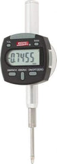 SPI - 0 to 1/2" Range, 0.0005" Graduation, Electronic Drop Indicator - Flat & Lug Back, Accurate to 0.0008", Inch & Metric System, Digital Display - Benchmark Tooling