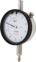 SPI - 0.05" Range, 0-5-0 Dial Reading, 0.0001" Graduation Dial Drop Indicator - 2.2" Dial, 0.01" Range per Revolution, 0.0007" Accuracy, Revolution Counter, Includes NIST Traceability Certification - Benchmark Tooling