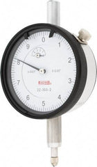 SPI - 0.05" Range, 0-10 Dial Reading, 0.0001" Graduation Dial Drop Indicator - 2.2" Dial, 0.01" Range per Revolution, 0.0007" Accuracy, Revolution Counter, Includes NIST Traceability Certification - Benchmark Tooling