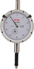 SPI - 0.4" Range, 0-100 Dial Reading, 0.001" Graduation Dial Drop Indicator - 2.2" Dial, 0.1" Range per Revolution, 0.002" Accuracy, Includes NIST Traceability Certification - Benchmark Tooling