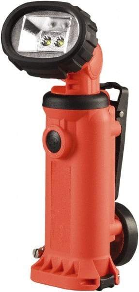 Streamlight - White LED Bulb, 163 Lumens, Industrial/Tactical Flashlight - Orange Plastic Body, 1 4.8 V\xB6Sub-C NiCad Battery Included - Benchmark Tooling