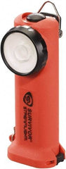 Streamlight - White LED Bulb, 175 Lumens, Industrial/Tactical Flashlight - Orange Plastic Body, 1 4.8 V\xB6Sub-C NiCad Battery Included - Benchmark Tooling