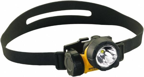 Streamlight - White LED Bulb, 90 Lumens, Hands-free Flashlight - Yellow Plastic Body, 3 AAA Alkaline Batteries Included - Benchmark Tooling