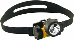 Streamlight - White LED Bulb, 90 Lumens, Hands-free Flashlight - Yellow Plastic Body, 3 AAA Alkaline Batteries Included - Benchmark Tooling