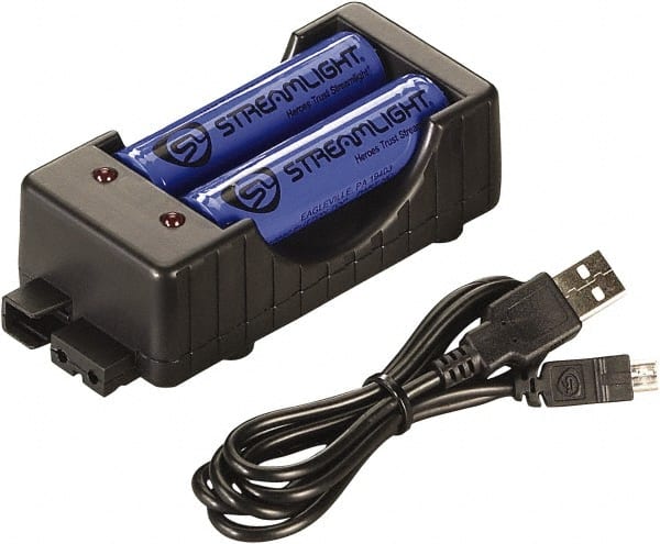 Streamlight - Battery Chargers Battery Size Compatibility: 3.7V Battery Chemistry Compatibility: Lithium-Ion - Benchmark Tooling